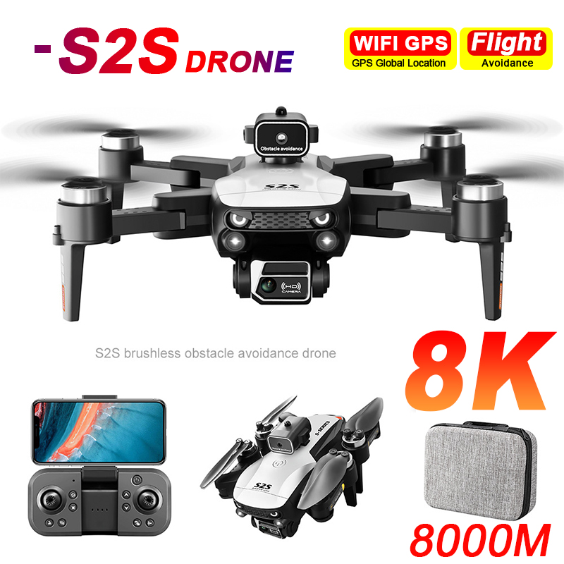 Drone Rc N2 - New S2S Drone 8K Professional HD