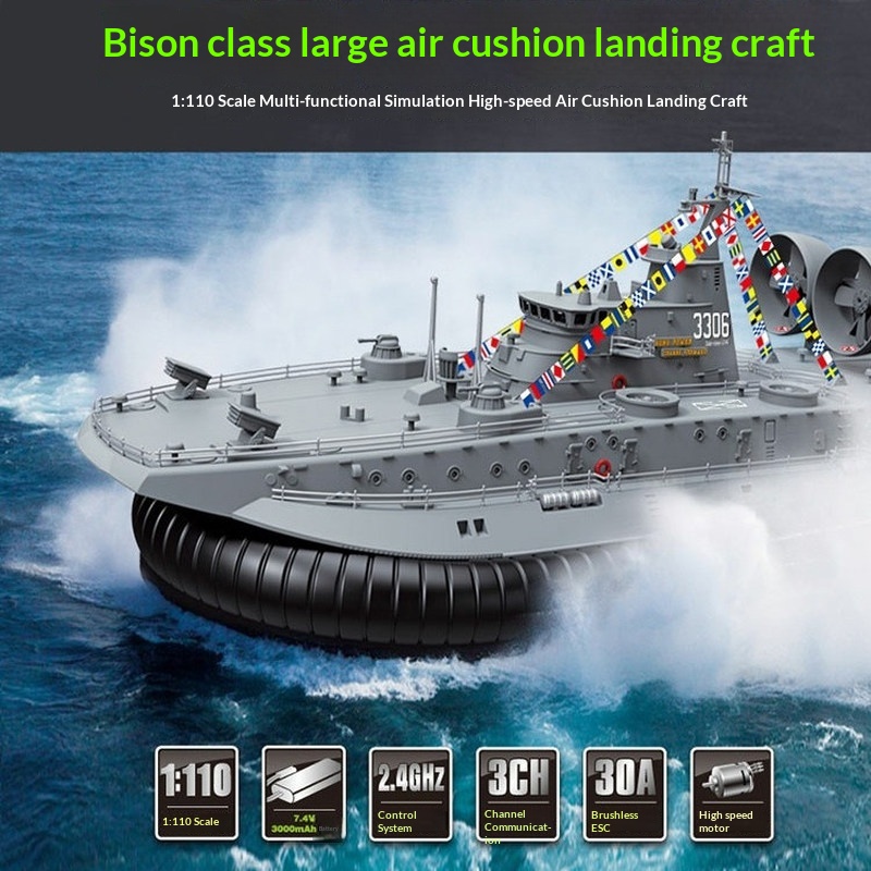 Esc 4In1 Brushless - Pinecone Model Rc Hovercraft Zubr Class