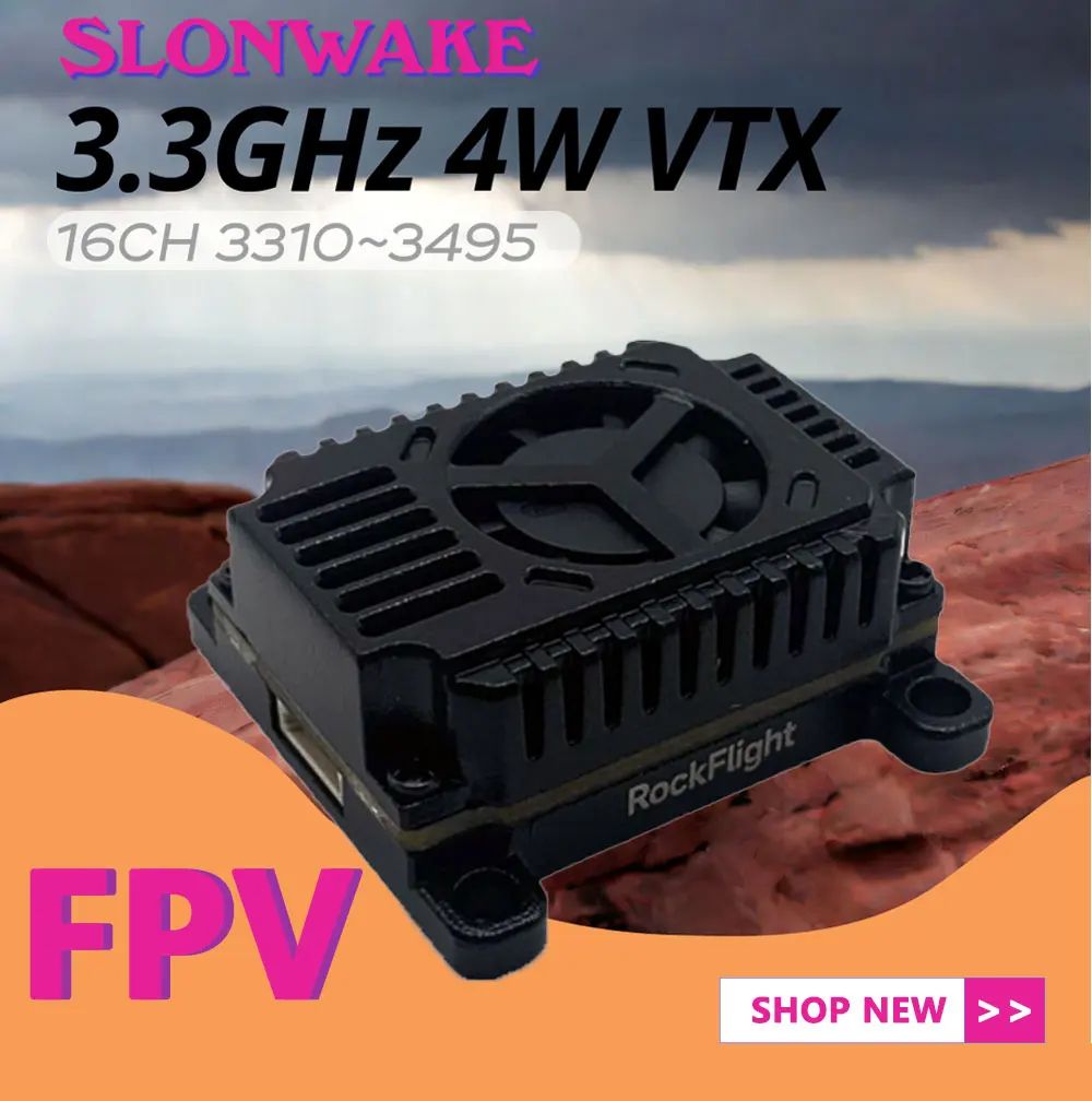 SLONWAKE FPV 3.3G 16CH 4000mW  - Drone Rc Control ulasan dan harga