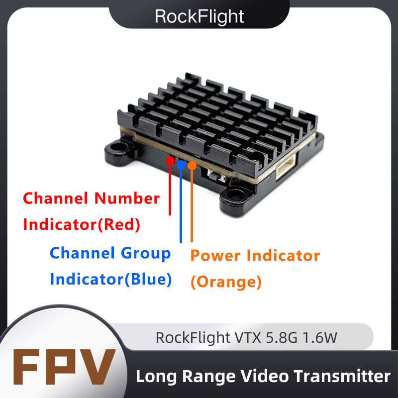 RockFlight TX663 VTX 5.8G 48CH - Drone Rc1 ulasan dan harga