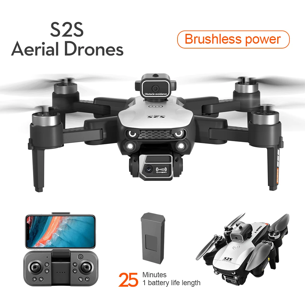 New S2S Drone 8K Professional  - Drone Rc N2 ulasan dan harga