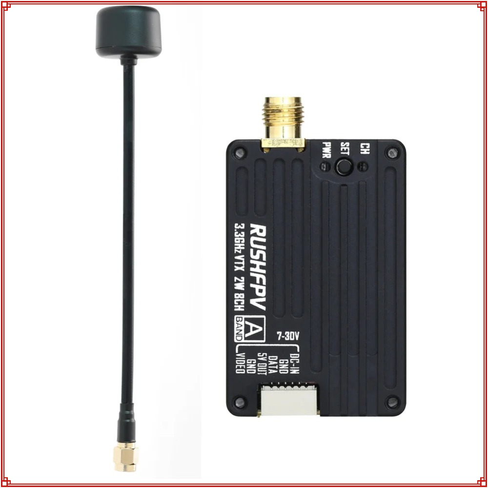2026 New RUSHFPV 3.3G 2W VTX T - Drone Rc Control ulasan dan harga