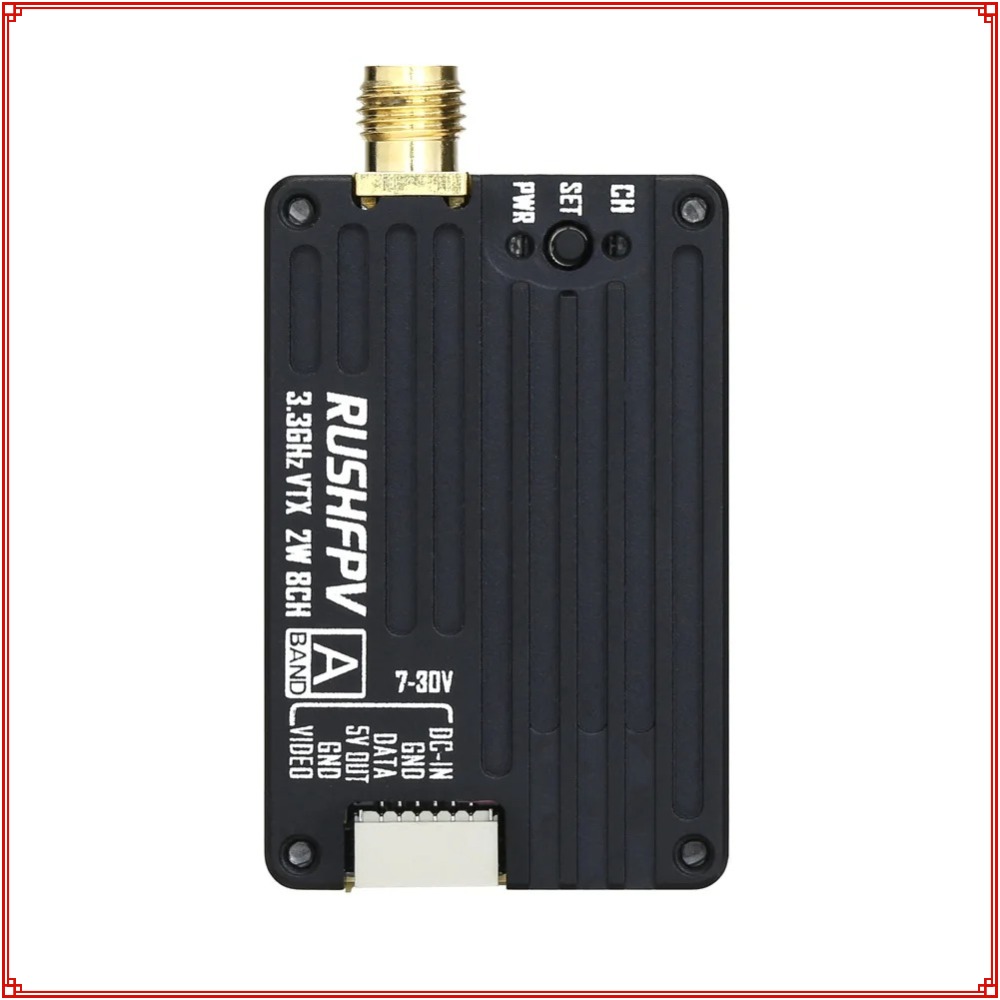 2026 New RUSHFPV 3.3G 2W VTX T - Drone Rc Control ulasan dan harga