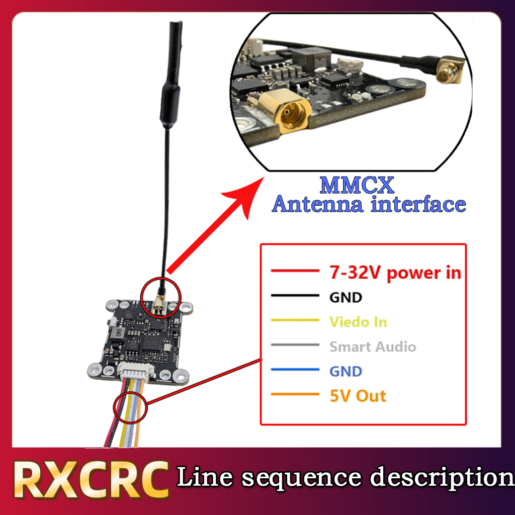 RXCRC 5.8G Module 48CH 1.6W VT - Drone Rc Control ulasan dan harga