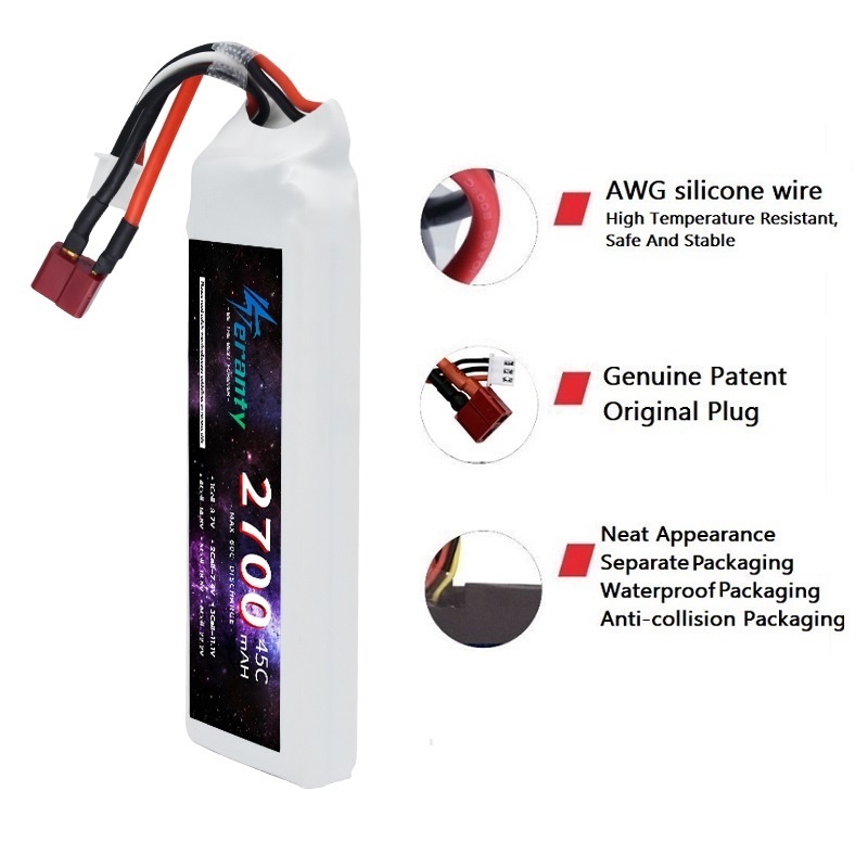 1/3PCS 2S 7.4V Lipo Battery 27 - Drone Lipo Battery ulasan dan harga