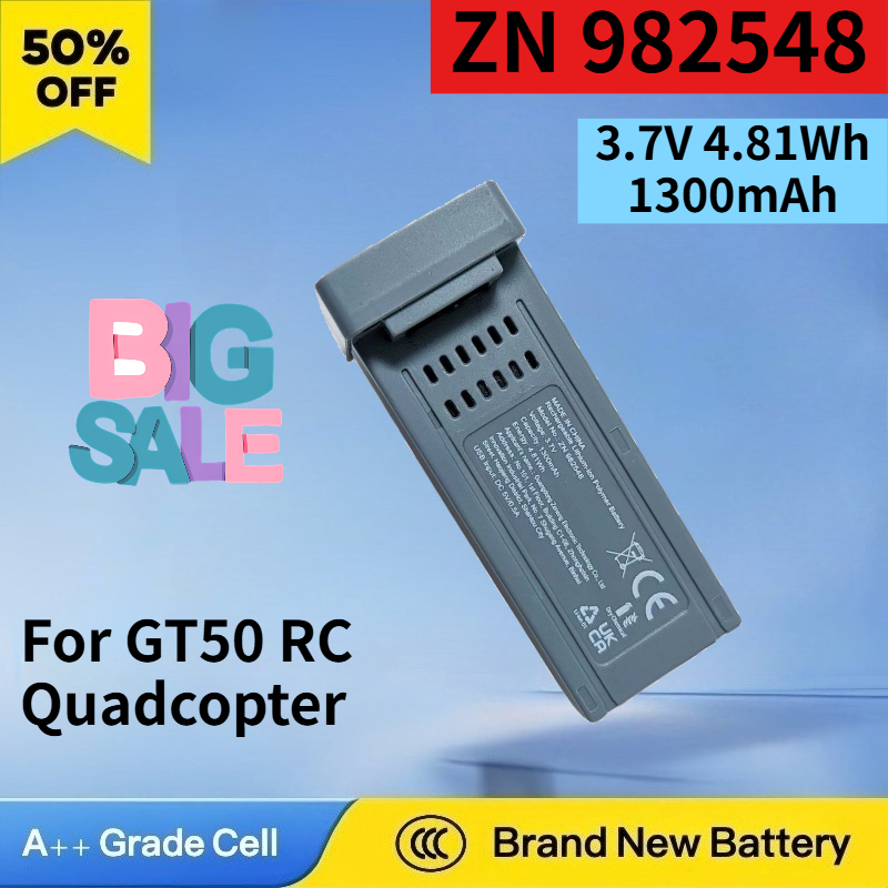 New ZN 982548 3.7V 4.81Wh 1300 - Drone Rc Gt50 ulasan dan harga