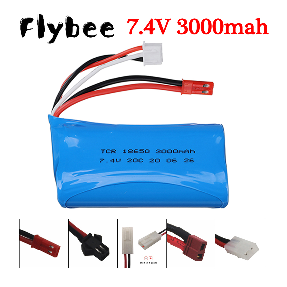 7.4V 3000mAh 18650 Li-ion Bate - Drone Lipo Battery ulasan dan harga