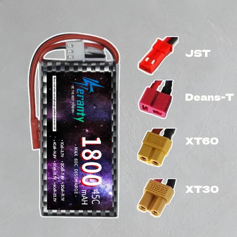 TERANTY 2S 3S 4S 1800mAh Lipo  - Drone Rc Boat ulasan dan harga