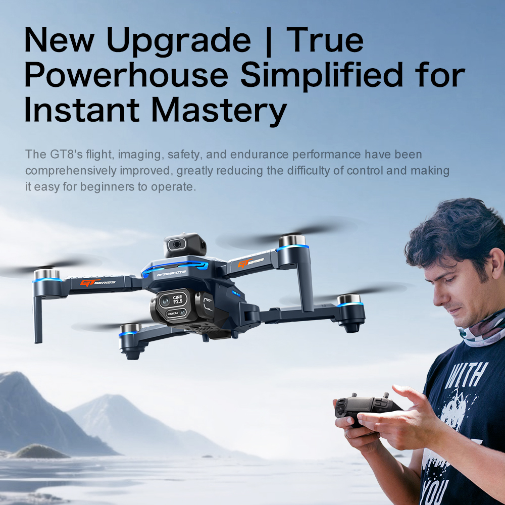 New GT8 RC Drone With 1080P Wi - Drone Rc Controller Price ulasan dan harga