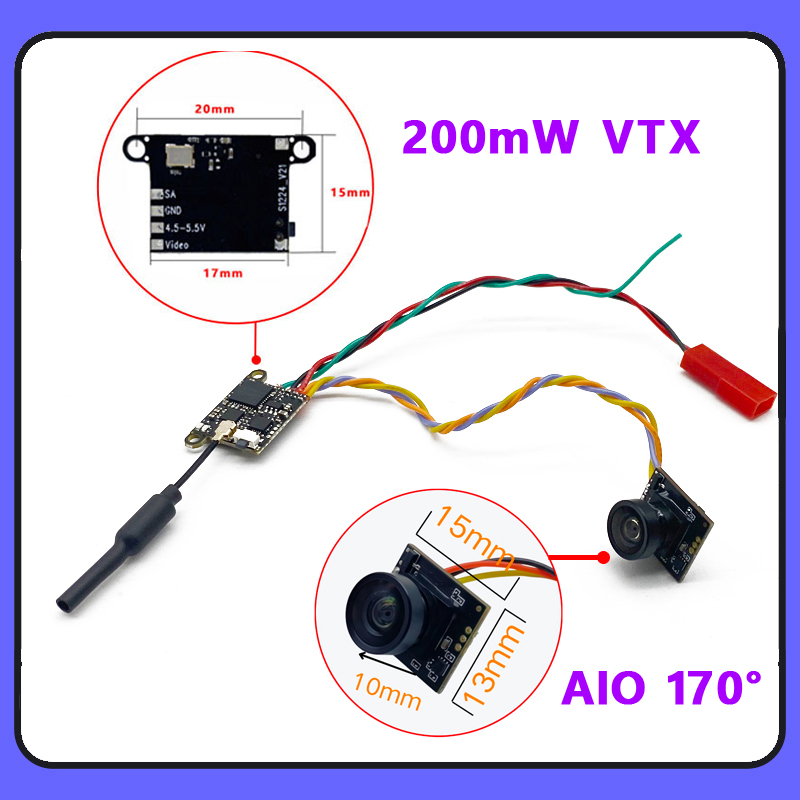 SLONWAKE 5.8G 1200TVL FPV Came - Drone Rc Control ulasan dan harga