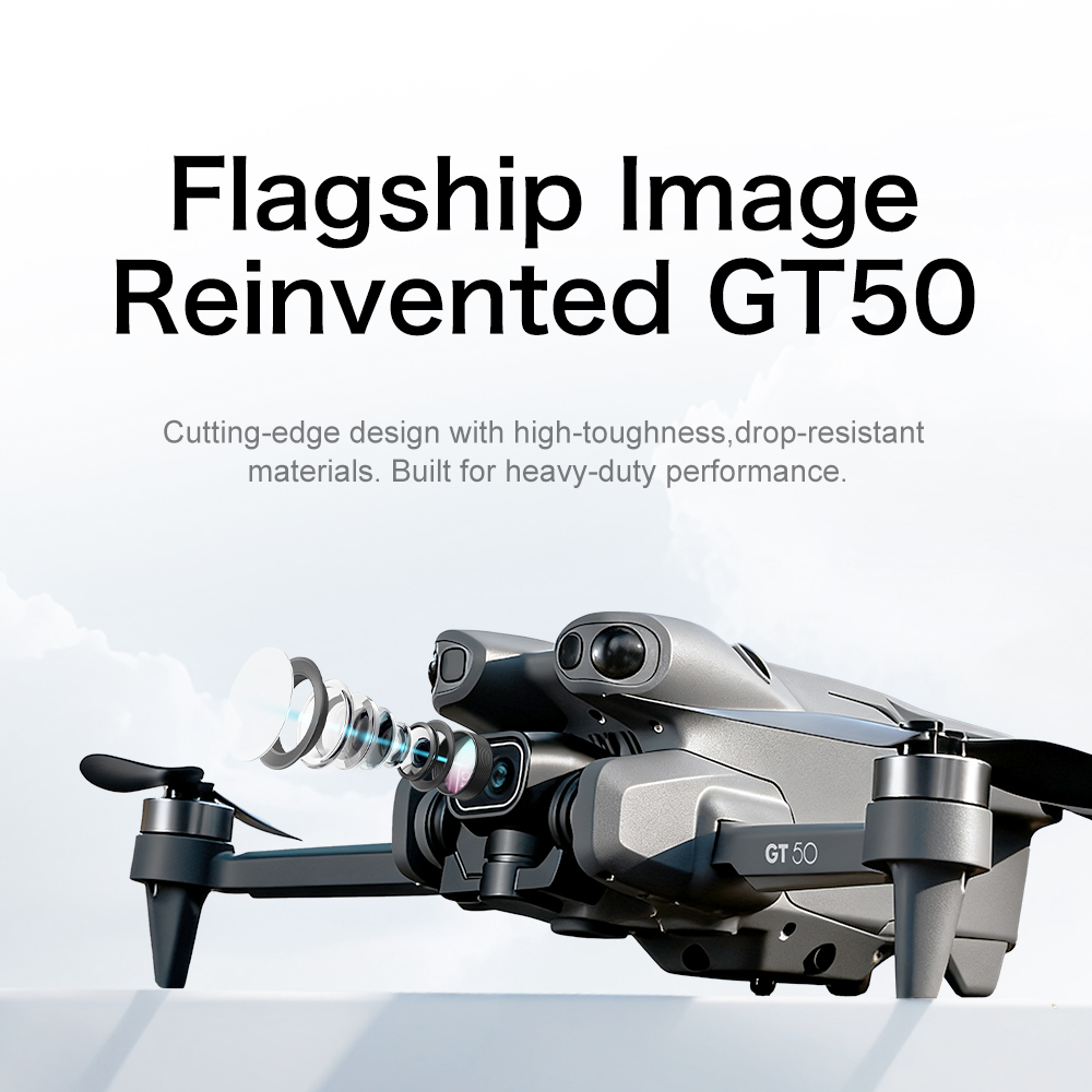 Original GT50 GPS Foldable Dro - Drone Rc Gt50 ulasan dan harga